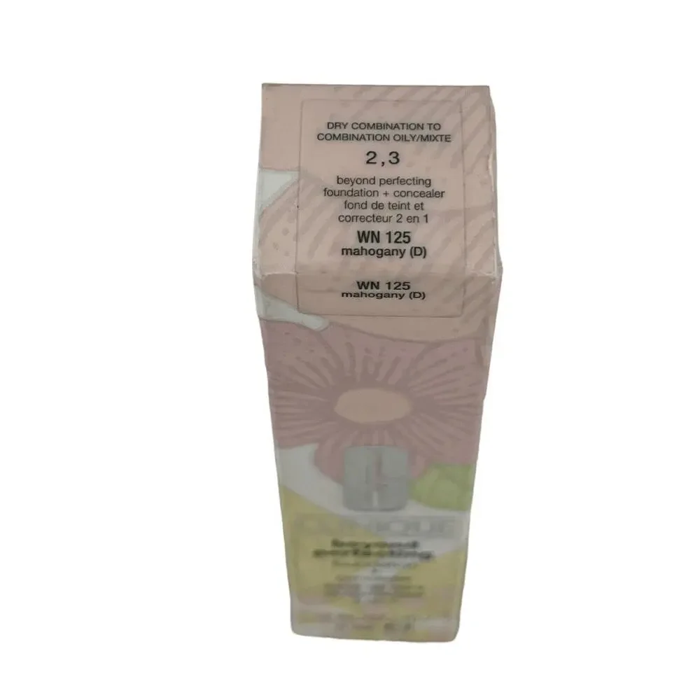 Clinique Beyond Perfecting Foundation + Concealer .2 oz Mahogany New